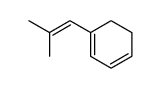 1-[2-Methyl-propen-(1)-yl]-cyclohexadien-(1,3)结构式