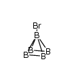 1-bromo-pentaborane(9)结构式