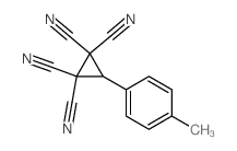 1,1,2,2-Cyclopropanetetracarbonitrile,(4-methylphenyl)-结构式