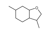 3,6-dimethyl-octahydro-benzofuran结构式