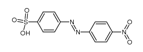 4-(4-nitro-phenylazo)-benzenesulfonic acid结构式
