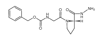 Z-Gly-Pro-NHNH2结构式