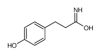 3-(4-羟基苯基)-丙胺结构式