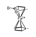 1,2-dibromoferrocene结构式