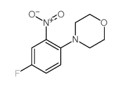 4-(4-氟-2-硝基苯基)吗啉结构式