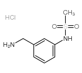 3-(甲砜氨基)苄胺盐酸盐结构式