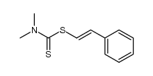 trans-Styrol-dimethyldithiocarbamat结构式