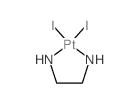 Platinum,(1,2-ethanediamine-kN1,kN2)diiodo-, (SP-4-2)-结构式