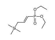 3-diethoxyphosphorylprop-2-enyl(trimethyl)silane结构式