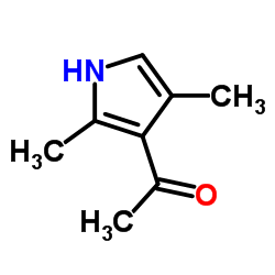 2,4-二甲基-3-乙酰基吡咯结构式