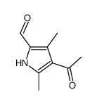 1H-Pyrrole-2-carboxaldehyde,4-acetyl-3,5-dimethyl-(9CI)结构式