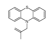 10-(2-methylprop-2-enyl)phenothiazine结构式
