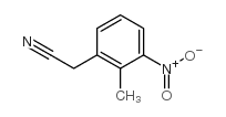2-甲基-3-硝基苯乙腈结构式
