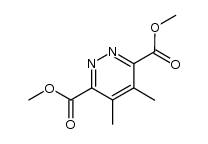 3,6-dicarbomethoxy-4,5-dimethyl-1,2-diazine结构式