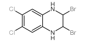2,3-二溴-6,7-二氯-1,2,3,4-四氢喹喔啉结构式