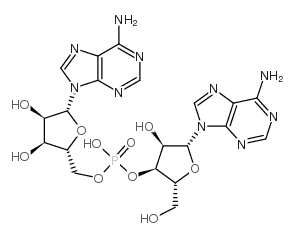 Adenosine, adenylyl-(3'®5')-结构式