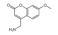 4-(aminomethyl)-7-methoxychromen-2-one结构式