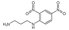 N'-(2,4-dinitrophenyl)propane-1,3-diamine结构式