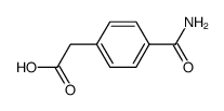 (4-carbamoylphenyl)acetic acid结构式