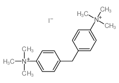 Benzenaminium,4,4'-methylenebis[N,N,N-trimethyl-, diiodide (9CI)结构式