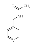 4-乙酰氨基甲基吡啶结构式