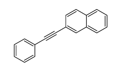 2-(2-phenylethynyl)naphthalene结构式