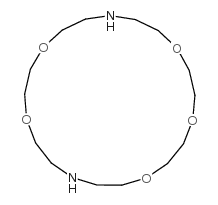 1,4,7,13,16-pentaoxa-10,19-diazacyclohenicosane结构式
