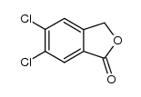 5,6-dichloro-3H-isobenzofuran-1-one结构式
