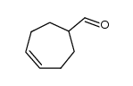 4-cycloheptenecarboxaldehyde结构式