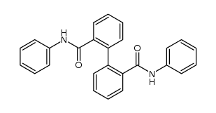 biphenyl-2,2'-dicarboxylic acid bis-phenylamide结构式