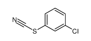 (3-chlorophenyl) thiocyanate结构式