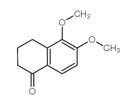 5,6-二甲氧基-1,2,3,4-四氢1-萘酮结构式