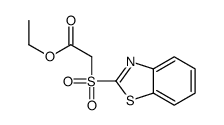 ethyl 2-(1,3-benzothiazol-2-ylsulfonyl)acetate结构式