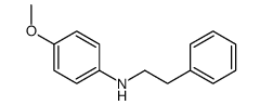 4-methoxy-N-(2-phenylethyl)aniline结构式