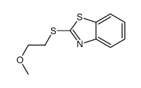Benzothiazole, 2-[(2-methoxyethyl)thio]- (7CI,8CI)结构式