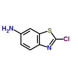 2-氯-6-氨基苯并噻唑结构式