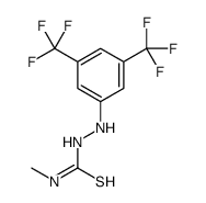 1-[3,5-bis(trifluoromethyl)anilino]-3-methylthiourea结构式