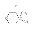 Morpholinium,4,4-dimethyl-, iodide (1:1)结构式