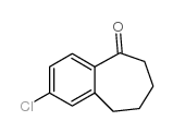 2-氯-6,7,8,9-四氢苯并-5-环庚酮结构式