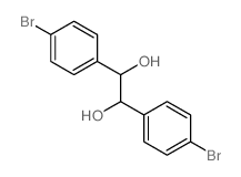 1,2-Ethanediol,1,2-bis(4-bromophenyl)-结构式