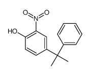 2-nitro-4-(2-phenylpropan-2-yl)phenol结构式