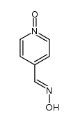 (E)-4-pyridinecarbaldehyde 1-oxide oxime结构式