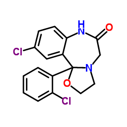 氯赛唑仑结构式