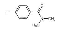 4-氟-N,N-二甲基苯甲酰胺结构式