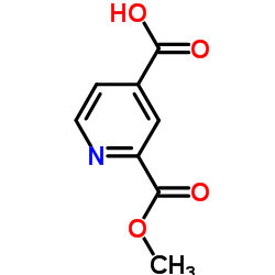 2-(甲氧基羰基)异烟酸结构式