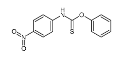 O-phenyl N-(4-nitrophenyl)carbamothioate结构式