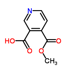 3-羧酸-4-羧酸甲酯吡啶结构式