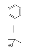 2-methyl-4-pyridin-3-ylbut-3-yn-2-ol结构式