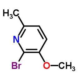 2-溴-3-甲氧基-6-甲基吡啶结构式