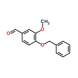 4-苄氧基-3-甲氧基苯甲醛结构式